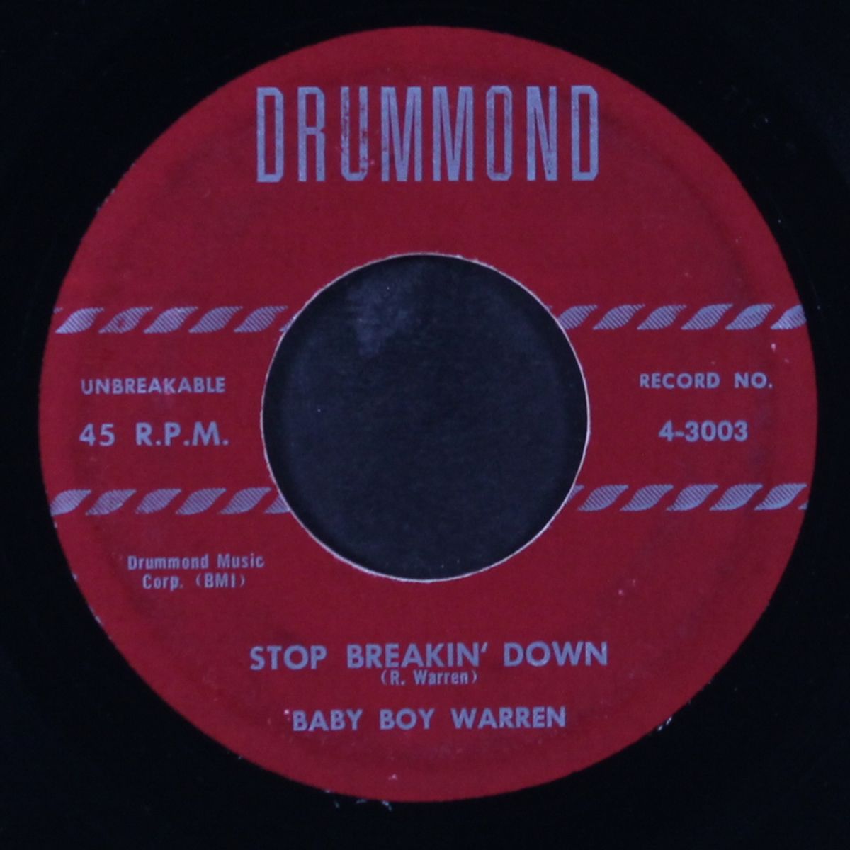 somebody put bad luck on me / stop breakin' down by BABY BOY WARREN