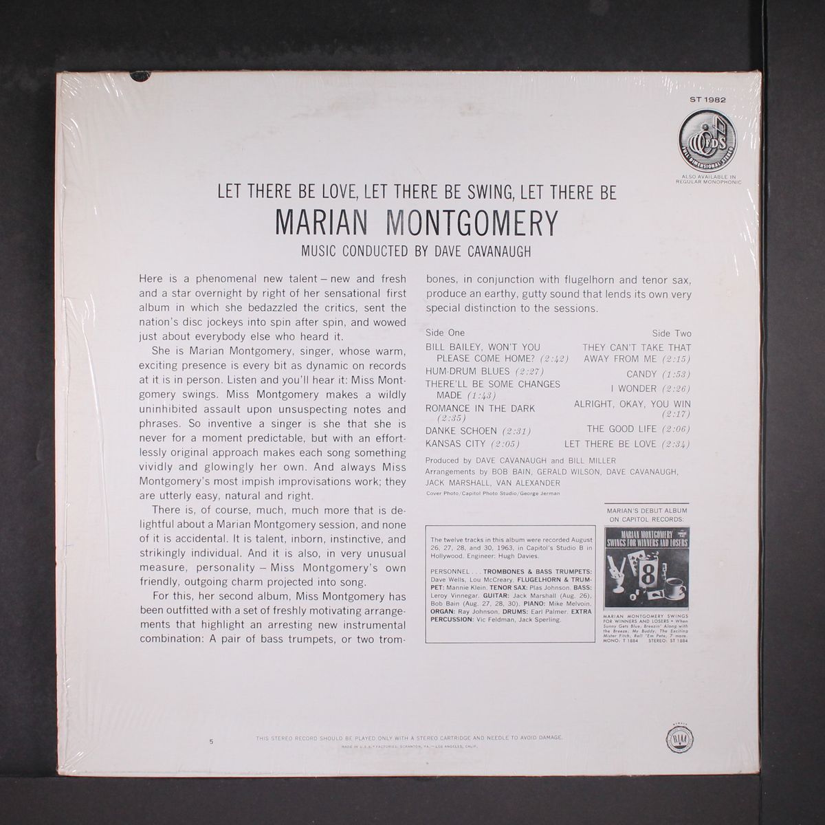 let there be love let there be swing by MARIAN MONTGOMERY