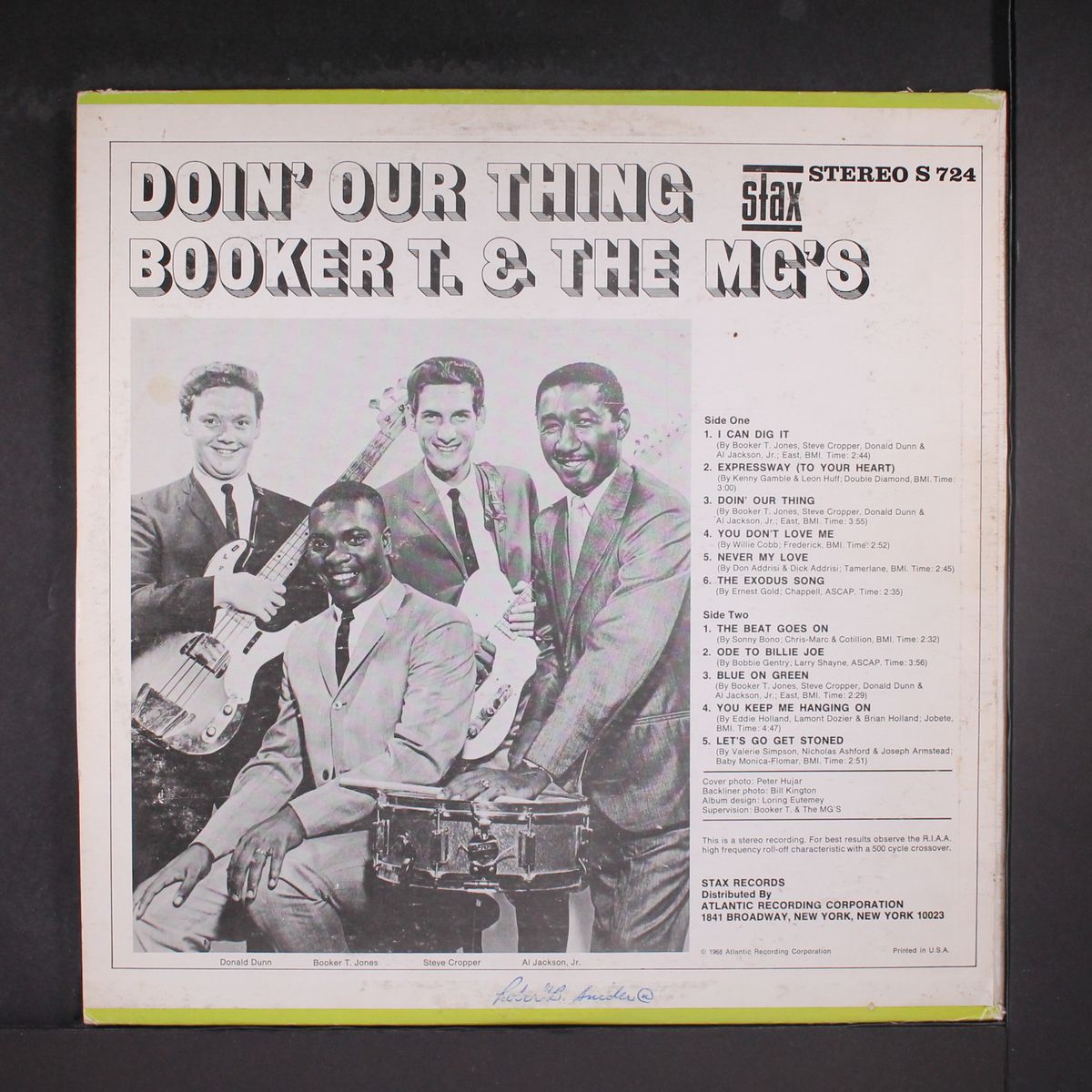 doin' our thing by BOOKER T & THE MG'S