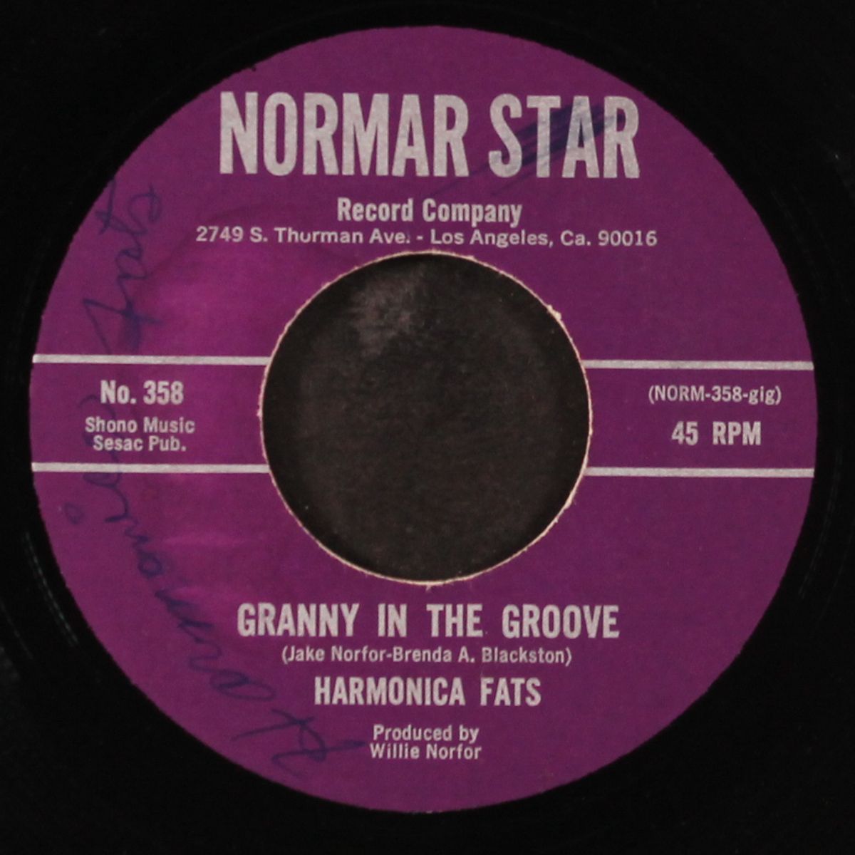 granny in the groove / your mouth stuck out by HARMONICA FATS