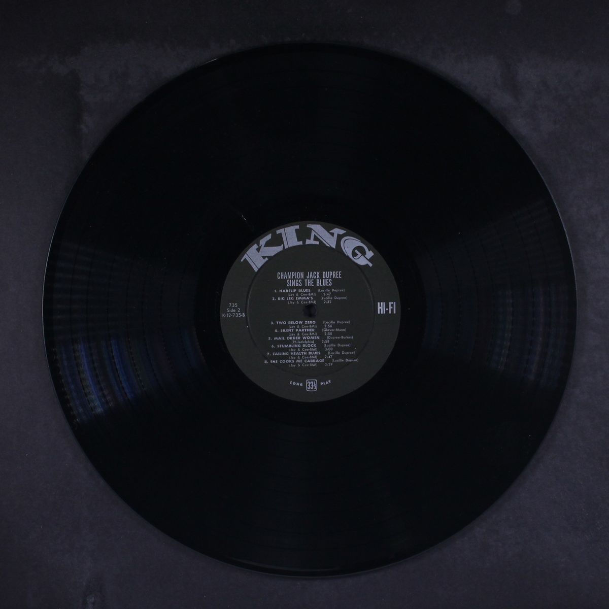 sings the blues by CHAMPION JACK DUPREE