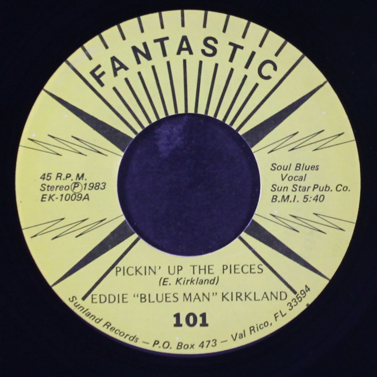 pickin' up the pieces by EDDIE 'BLUES MAN' KIRKLAND