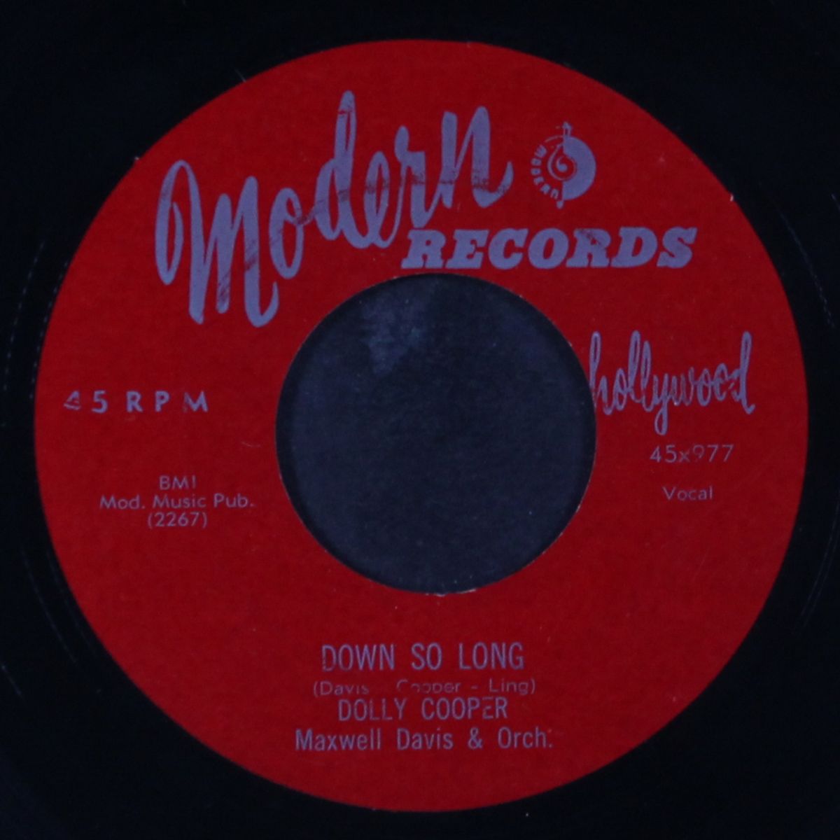 down so long / teen age prayer by DOLLY COOPER