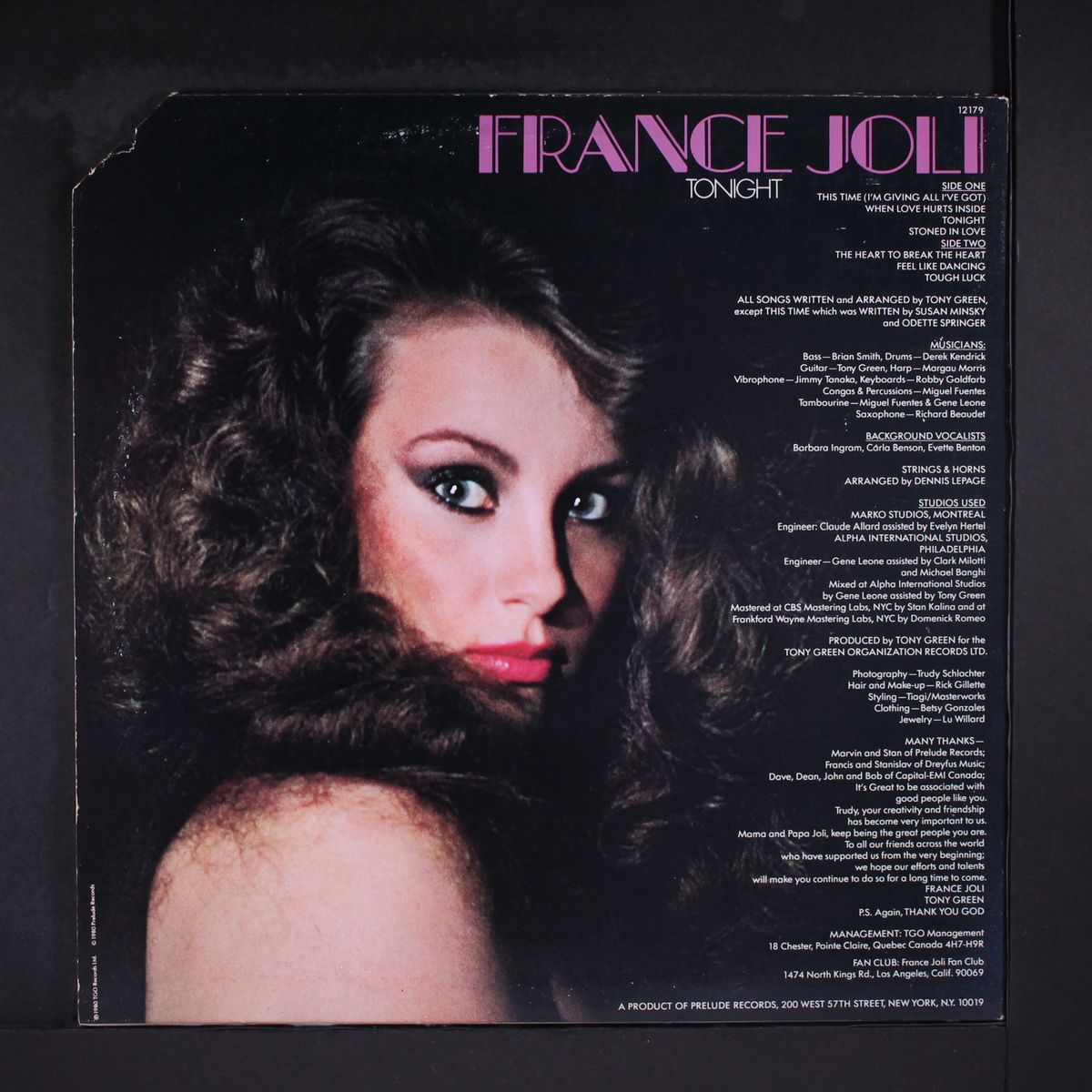 tonight by FRANCE JOLI