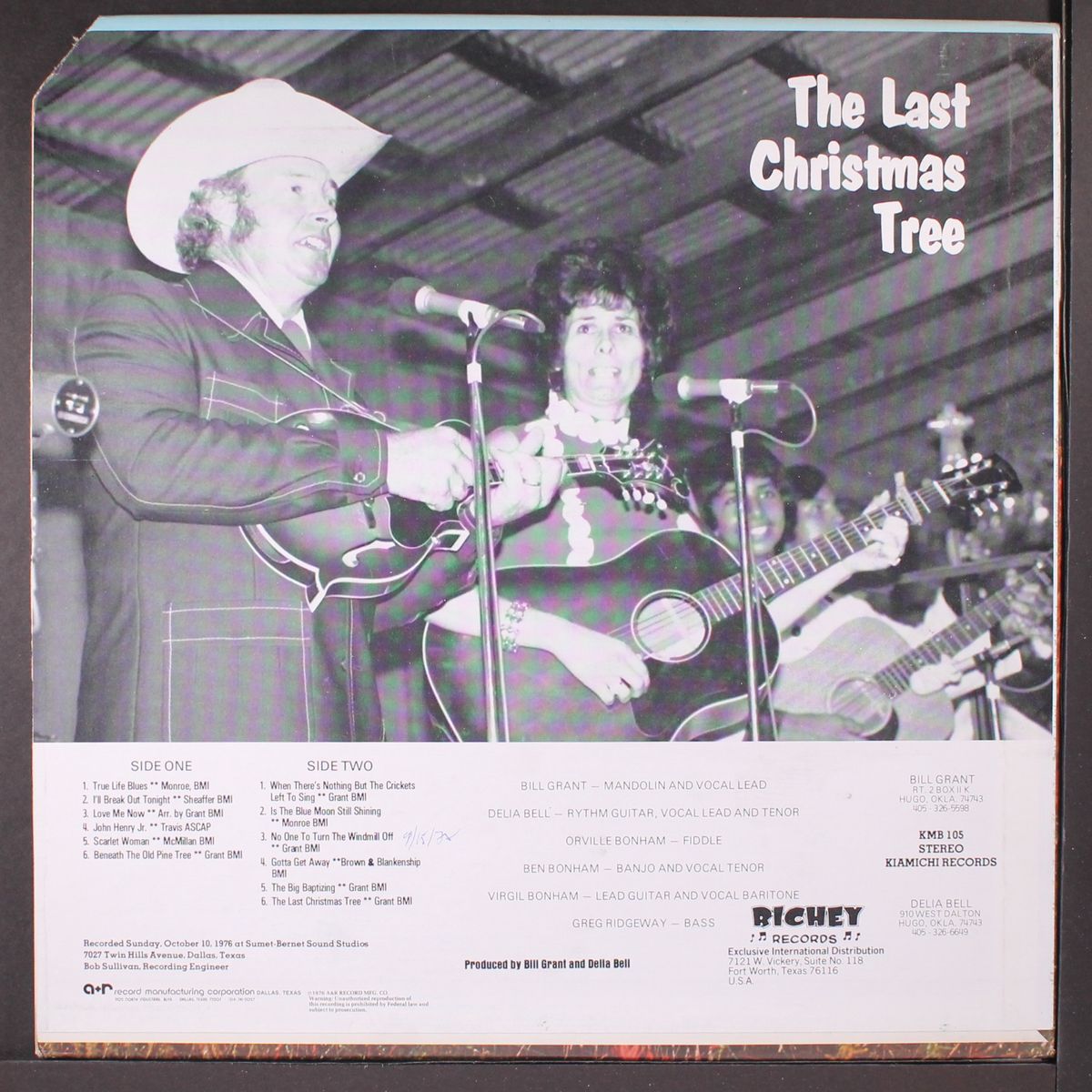 the last christmas tree by BILL GRANT & DELIA BELL