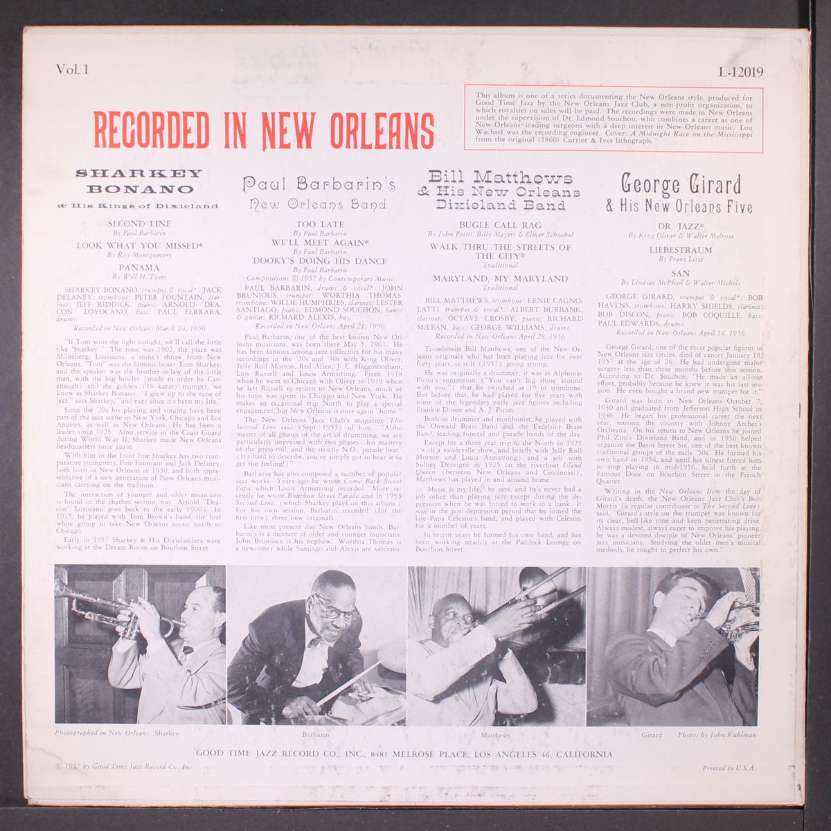 recorded in new orleans, vol. 1 by VARIOUS