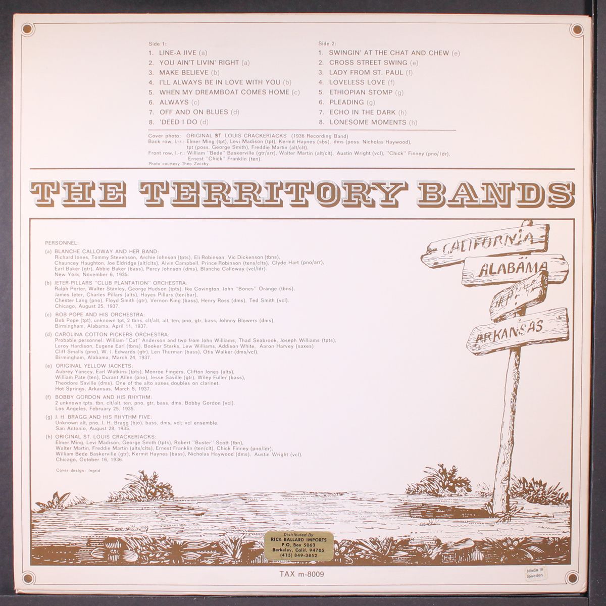 the territory bands by VARIOUS