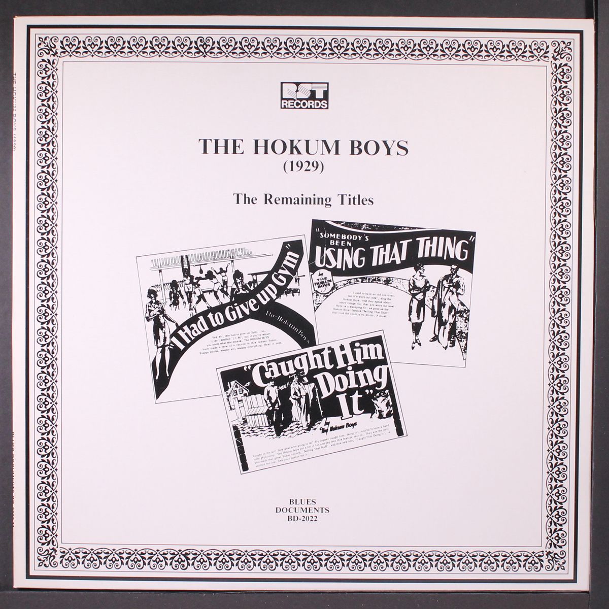 1929 the remaining titles by HOKUM BOYS