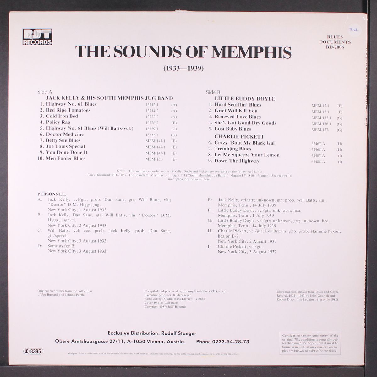 the sounds of memphis by VARIOUS