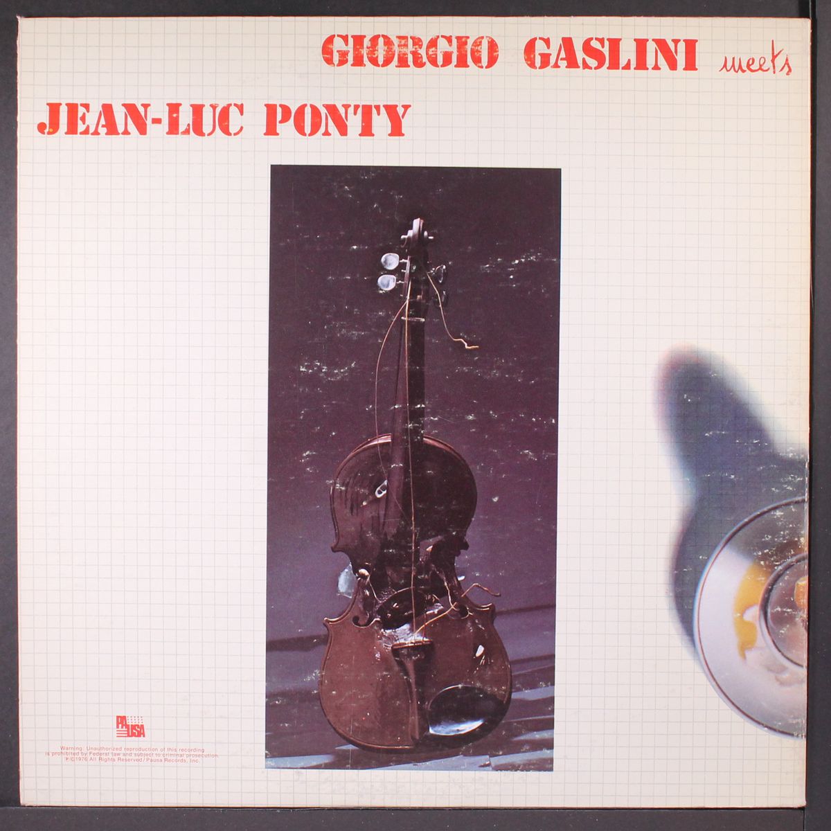 meets giorgio gaslini by JEAN-LUC PONTY