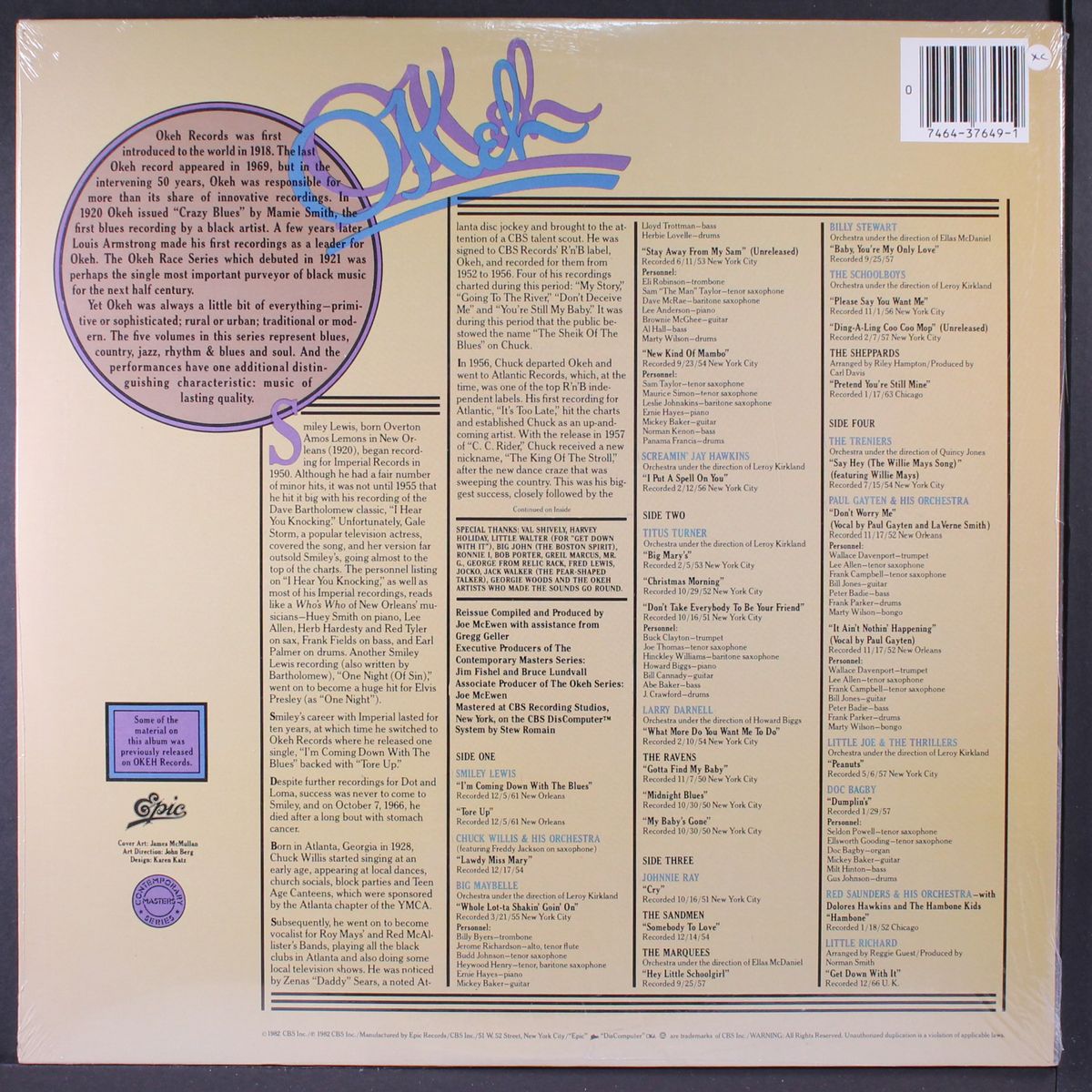 okeh rhythm and blues by VARIOUS