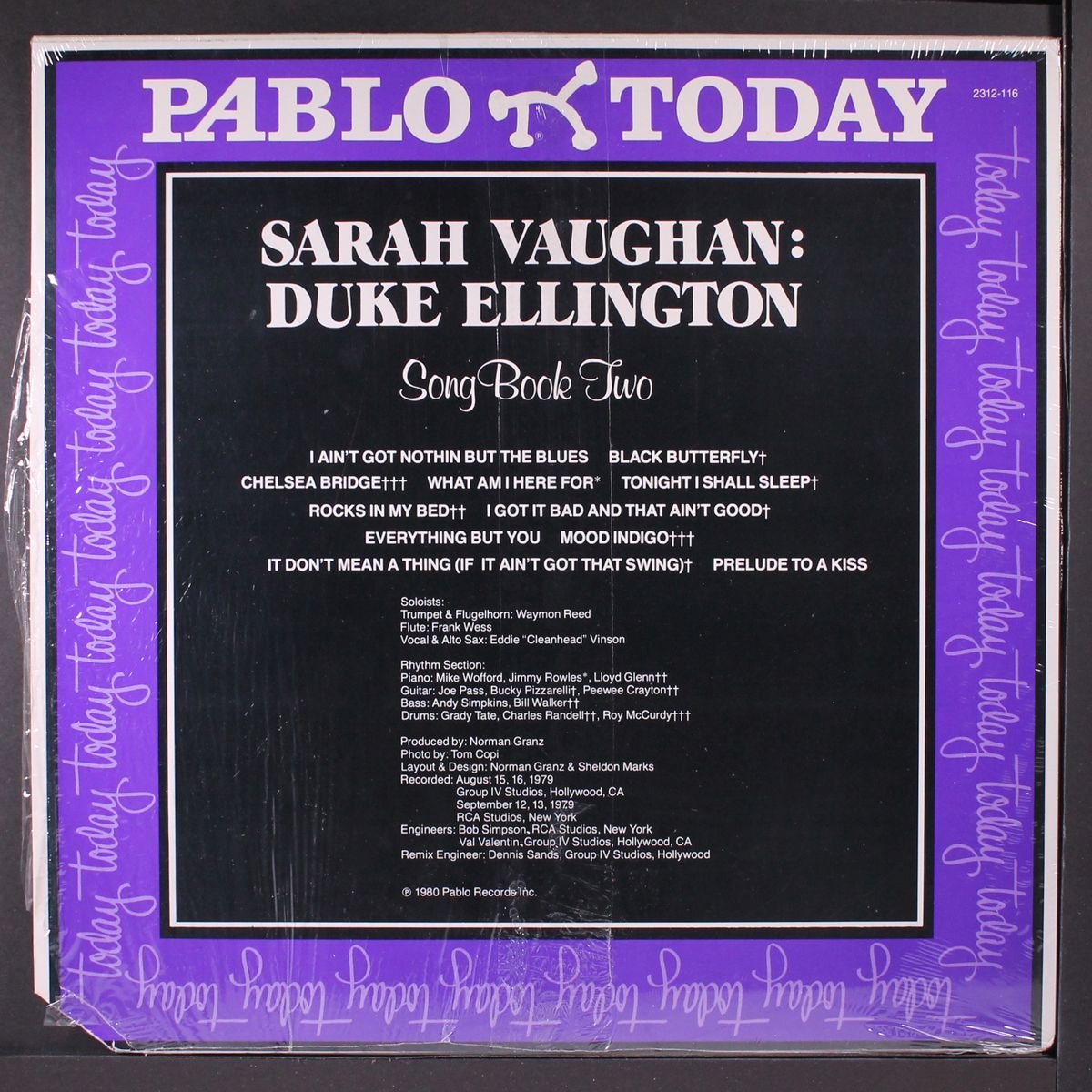 song book two by SARAH VAUGHAN & DUKE ELLINGTON