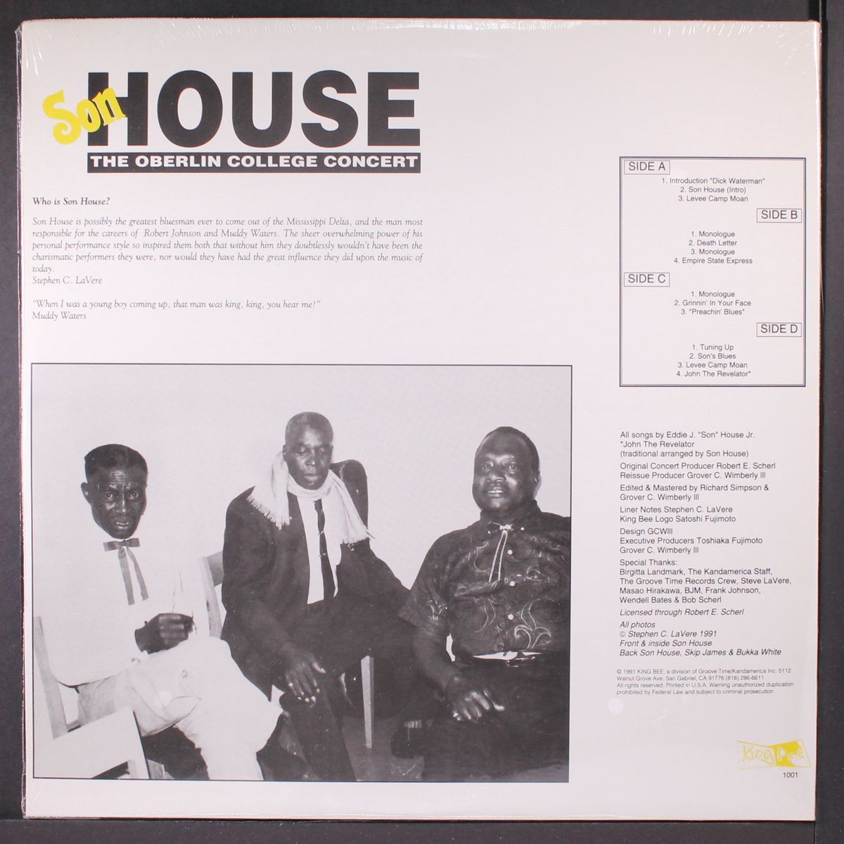 the oberlin college concert by SON HOUSE