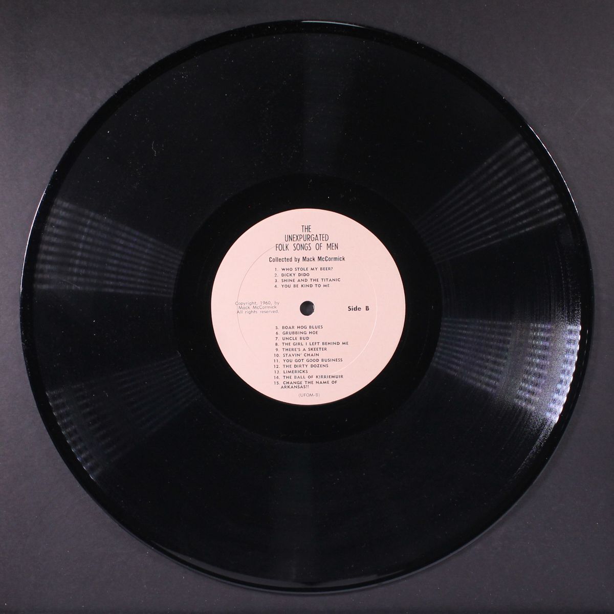 the unexpurgated folk songs of men by VARIOUS