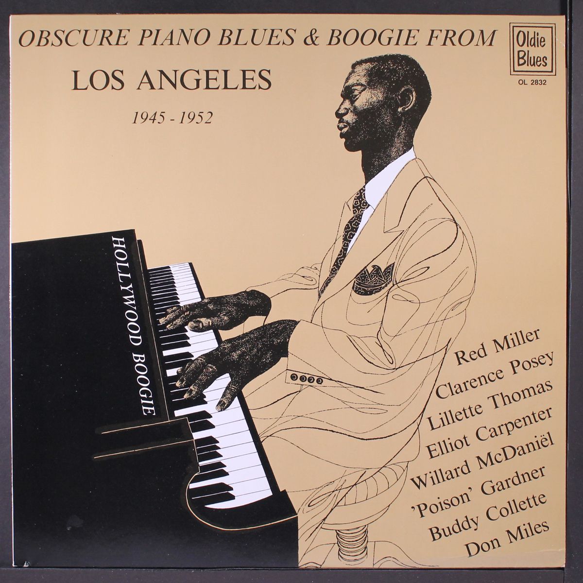 hollywood boogie; obscure piano blues & boogie from los angeles, 1945-1952 by VARIOUS