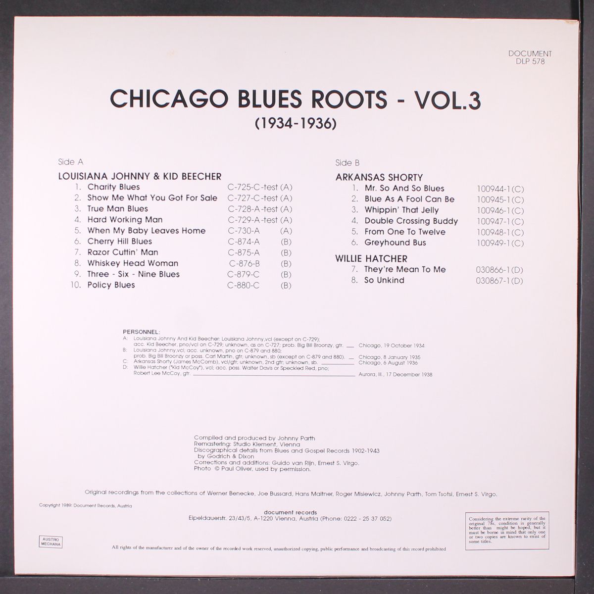 chicago blues roots, vol. 3 by VARIOUS