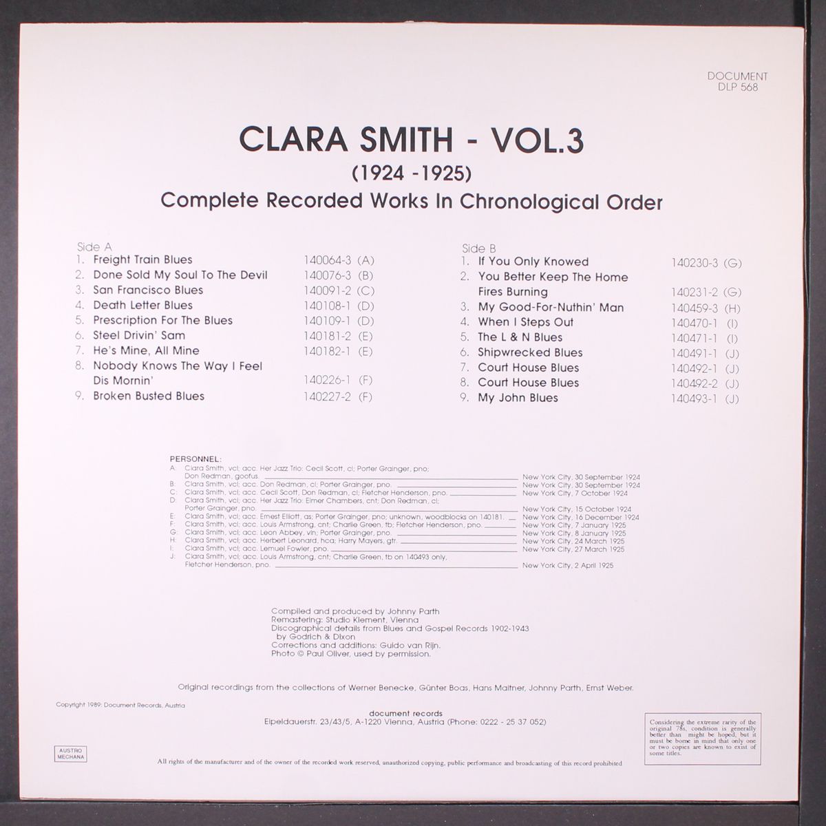 vol. 3 by CLARA SMITH