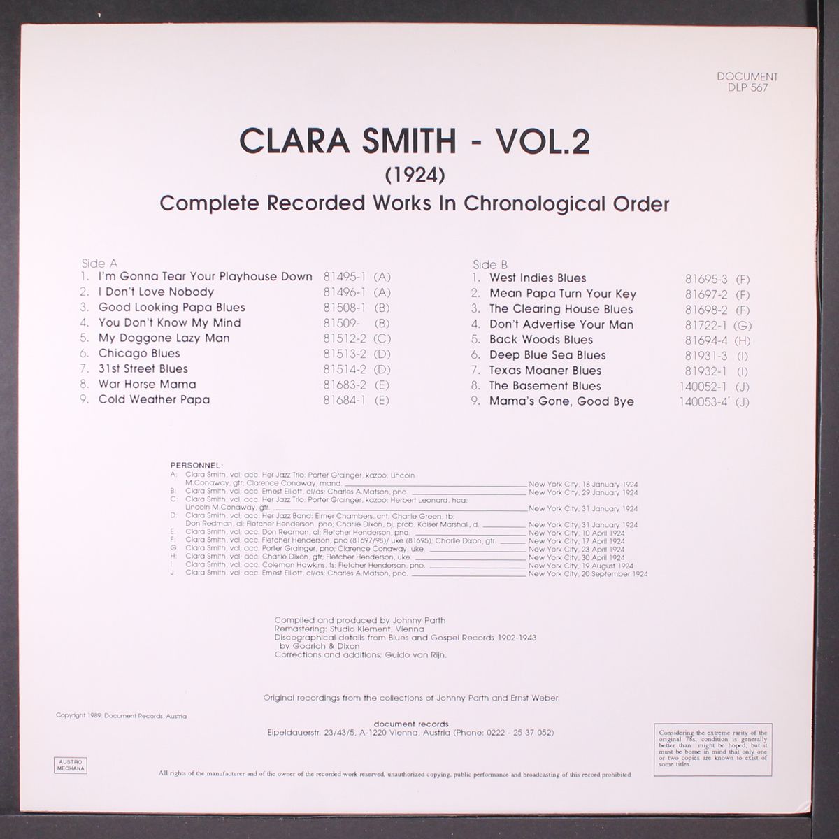 vol. 2 by CLARA SMITH