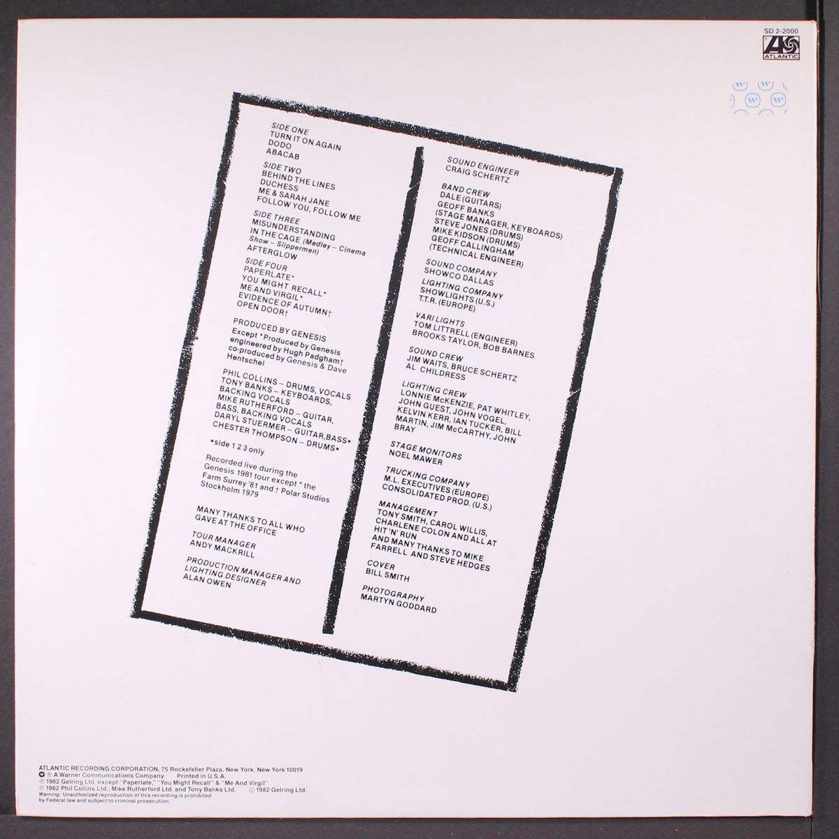 three sides live by GENESIS