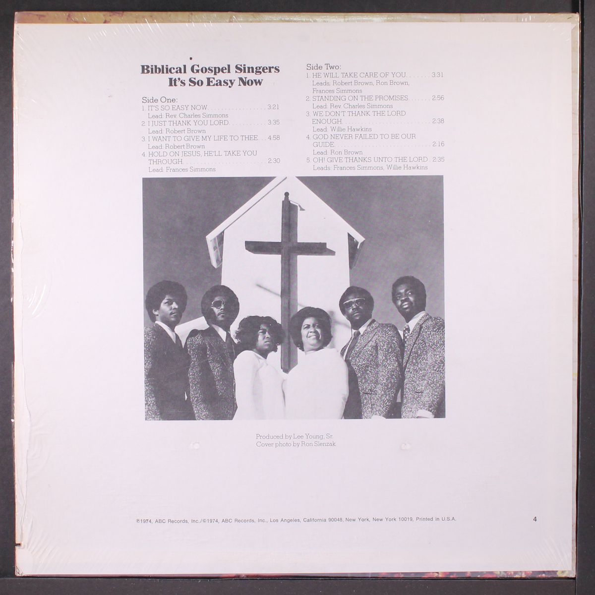 it's so easy now by BIBLICAL GOSPEL SINGERS