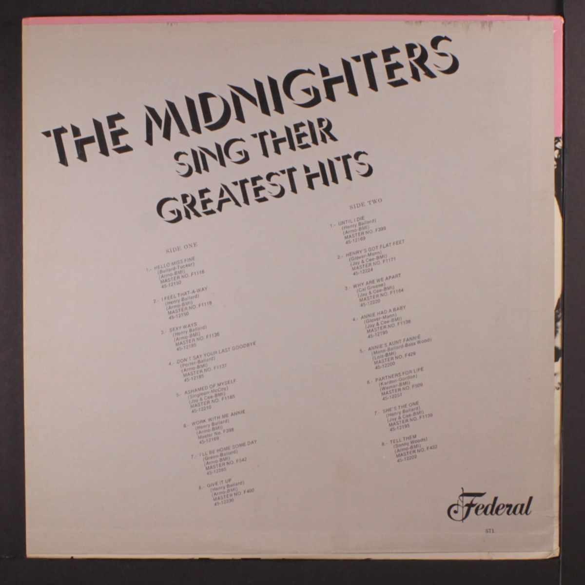 sing their greatest hits by MIDNIGHTERS