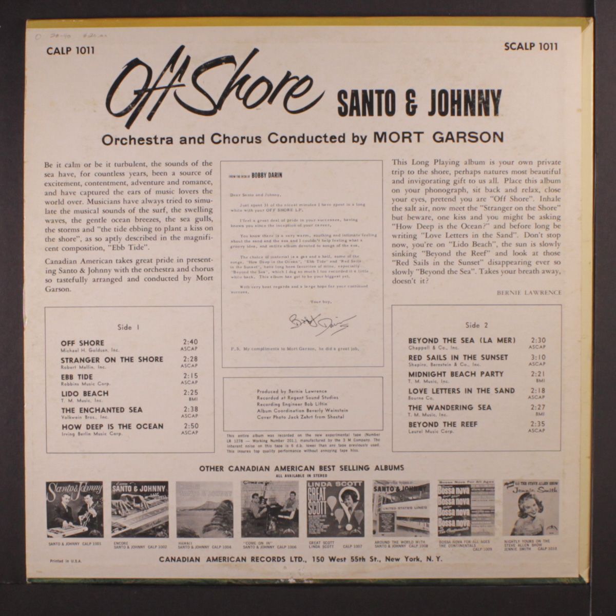 off shore by SANTO & JOHNNY