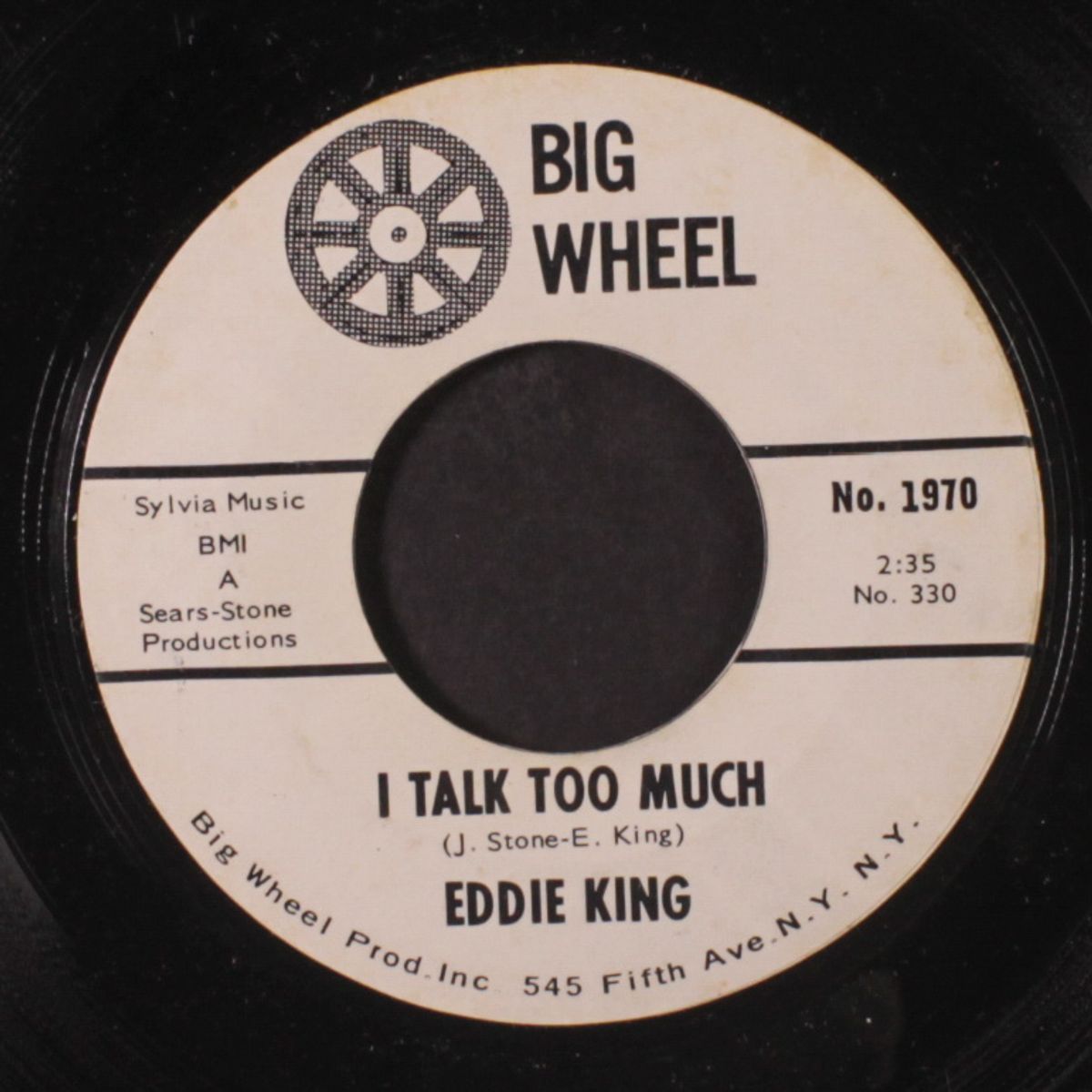 i talk too much / kindness, love & understanding by EDDIE KING