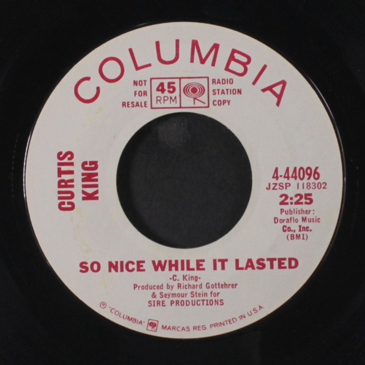 bad habits / so nice while it lasted by CURTIS KING