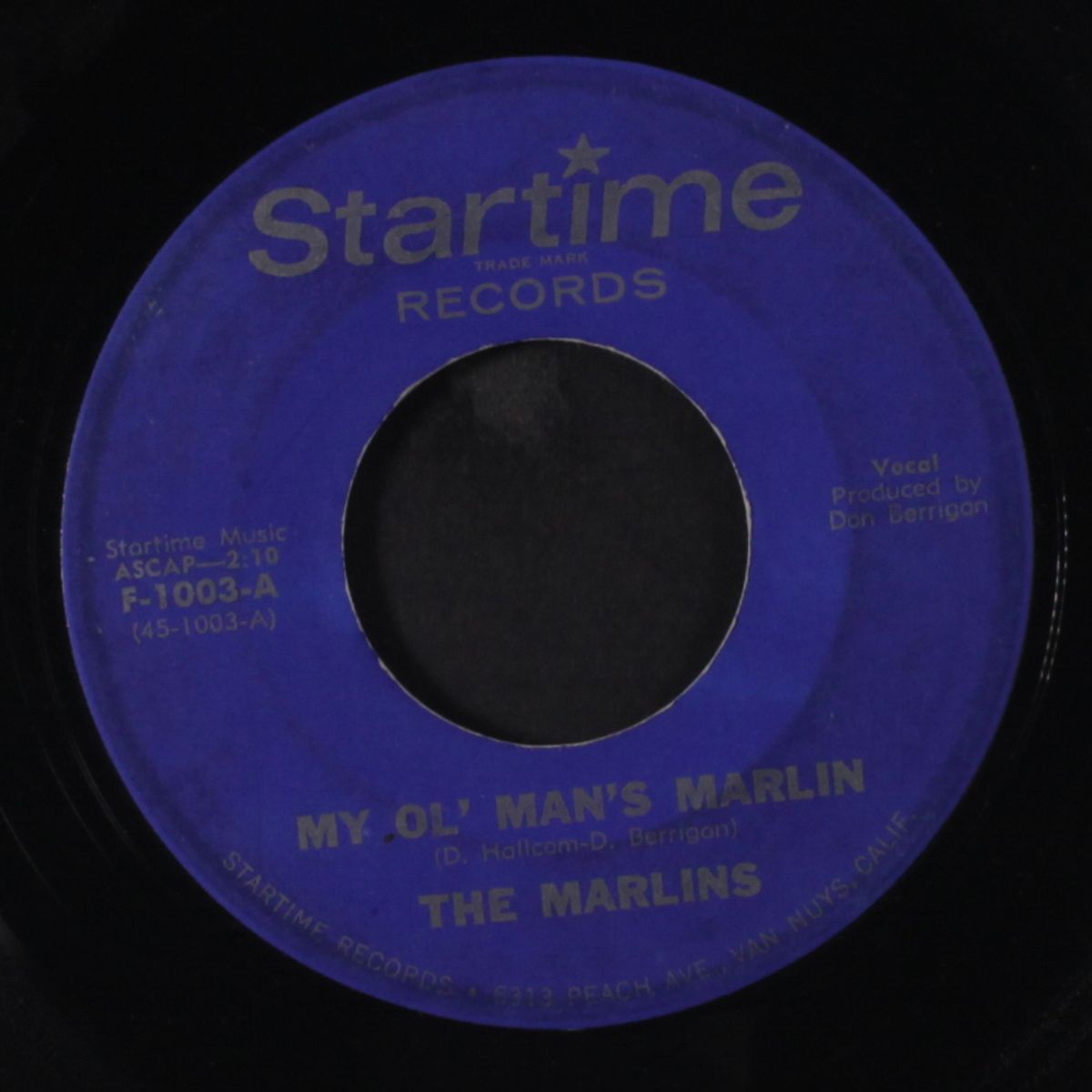 my ol' man's marlin / hot curl by MARLINS / GENE MOSS