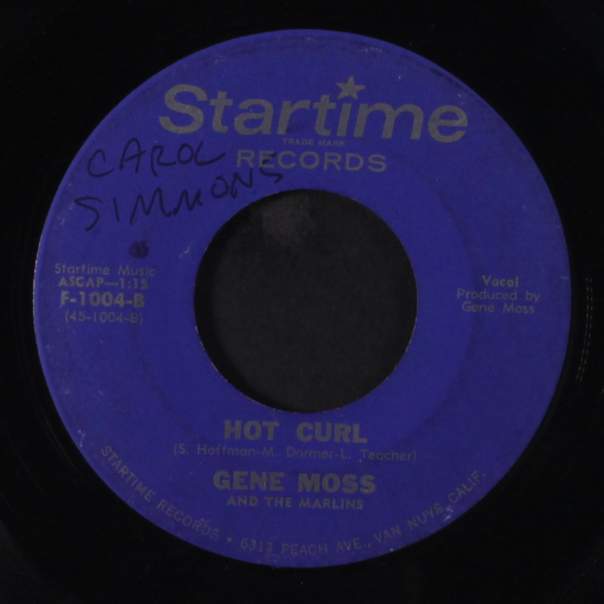 my ol' man's marlin / hot curl by MARLINS / GENE MOSS