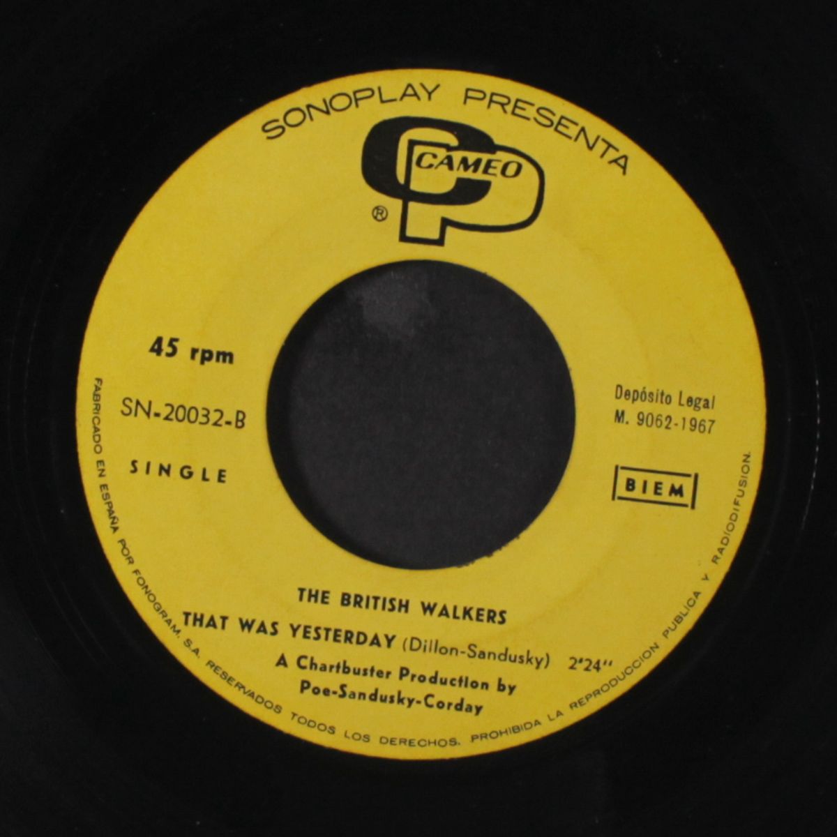 shake / that was yesterday by BRITISH WALKERS