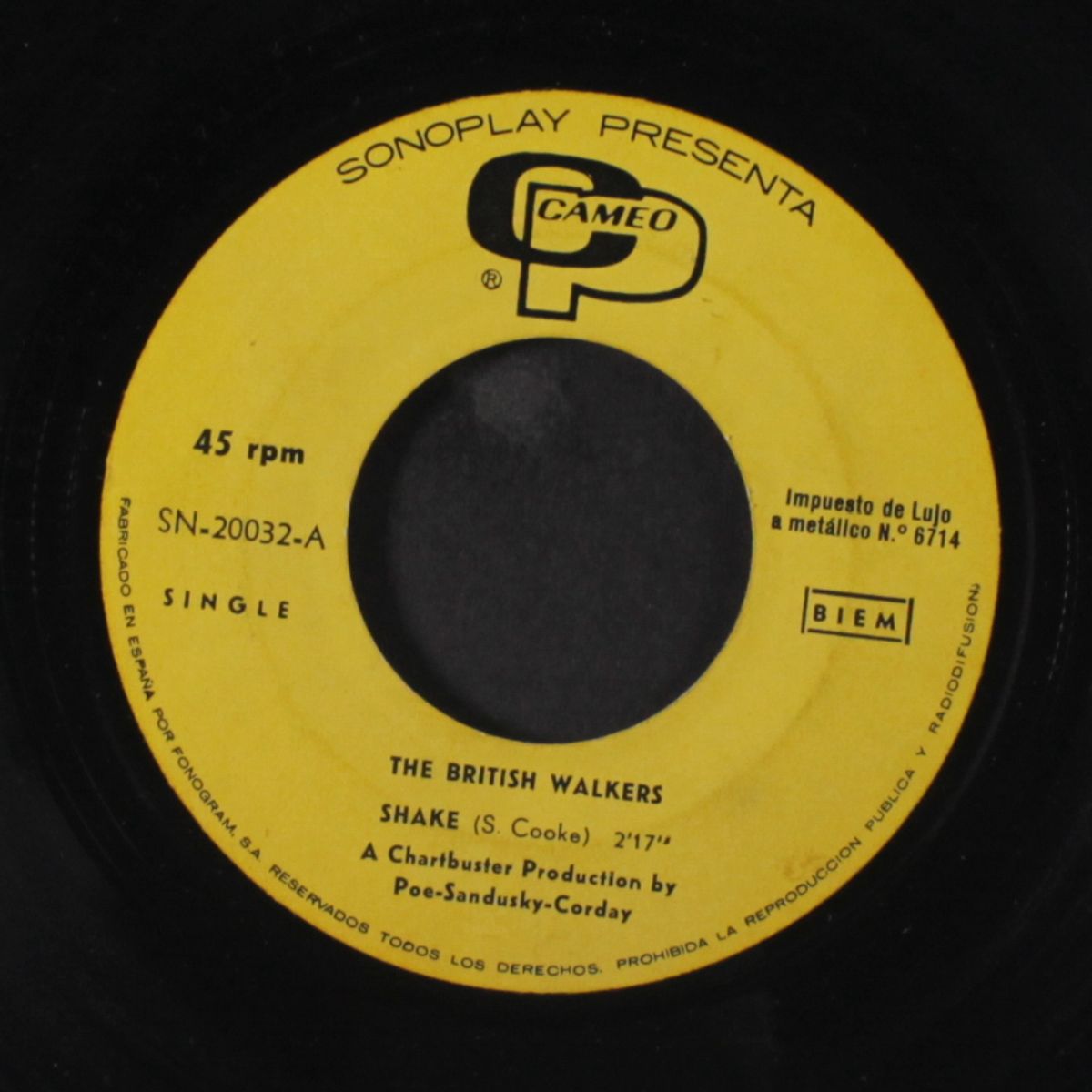 shake / that was yesterday by BRITISH WALKERS