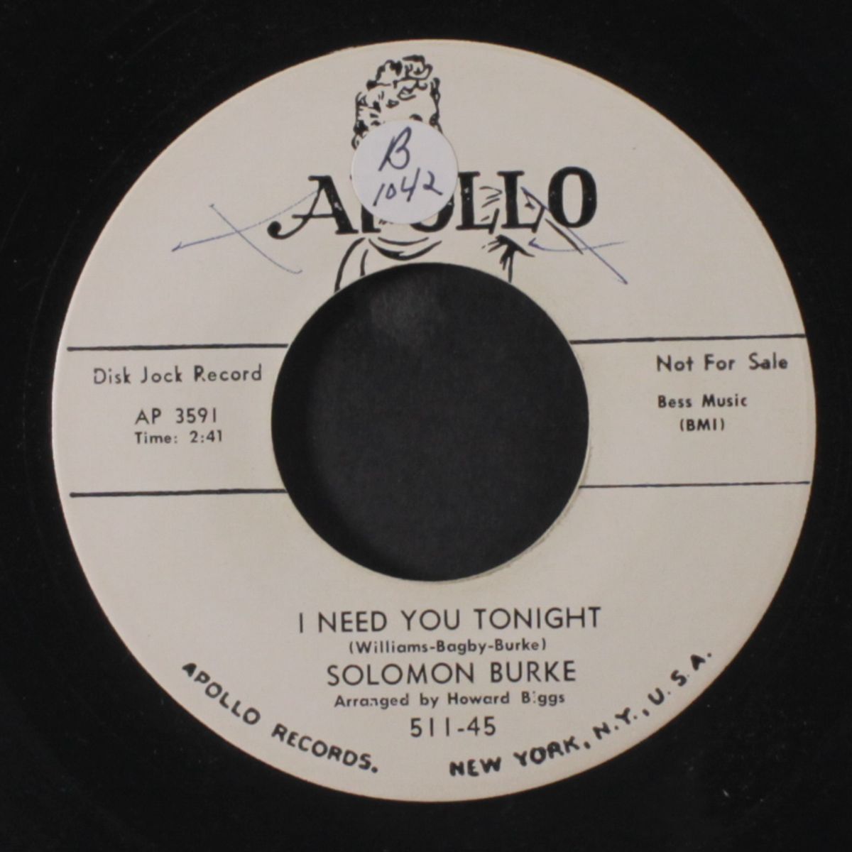 this is it / i need you tonight by SOLOMON BURKE