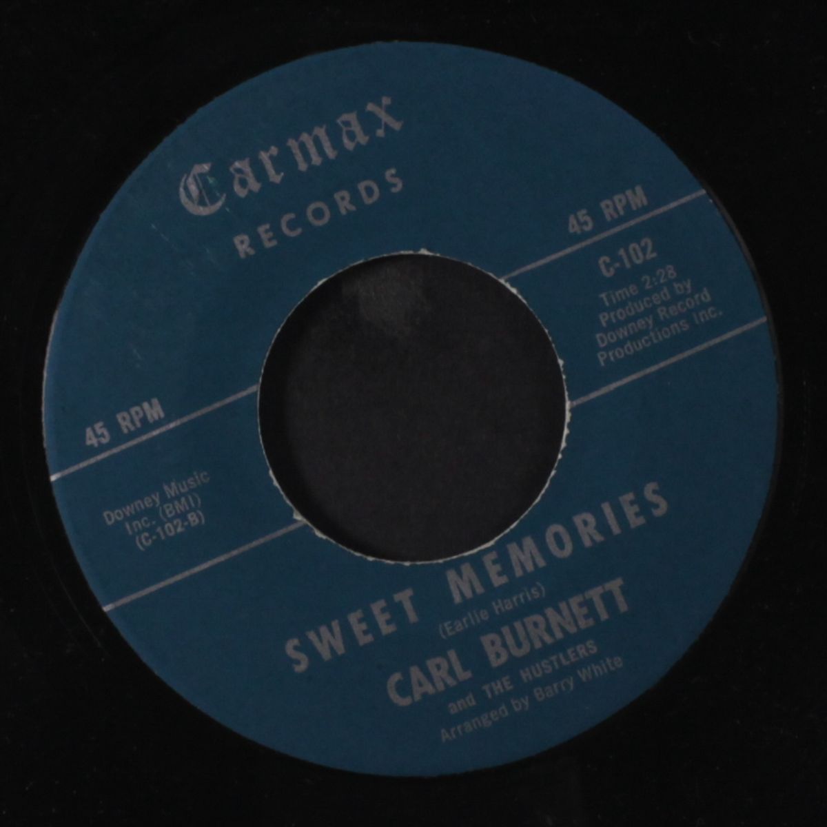 jerk baby jerk / sweet memories by CARL BURNETT & HUSTLERS