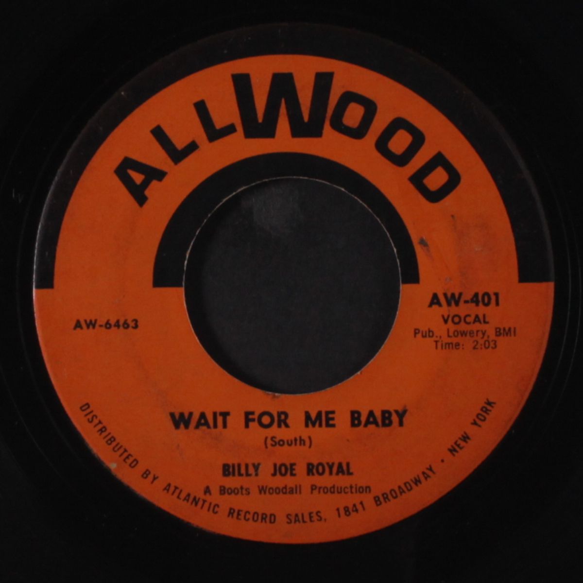 if it wasn't for a woman / wait for me baby by BILLY JOE ROYAL