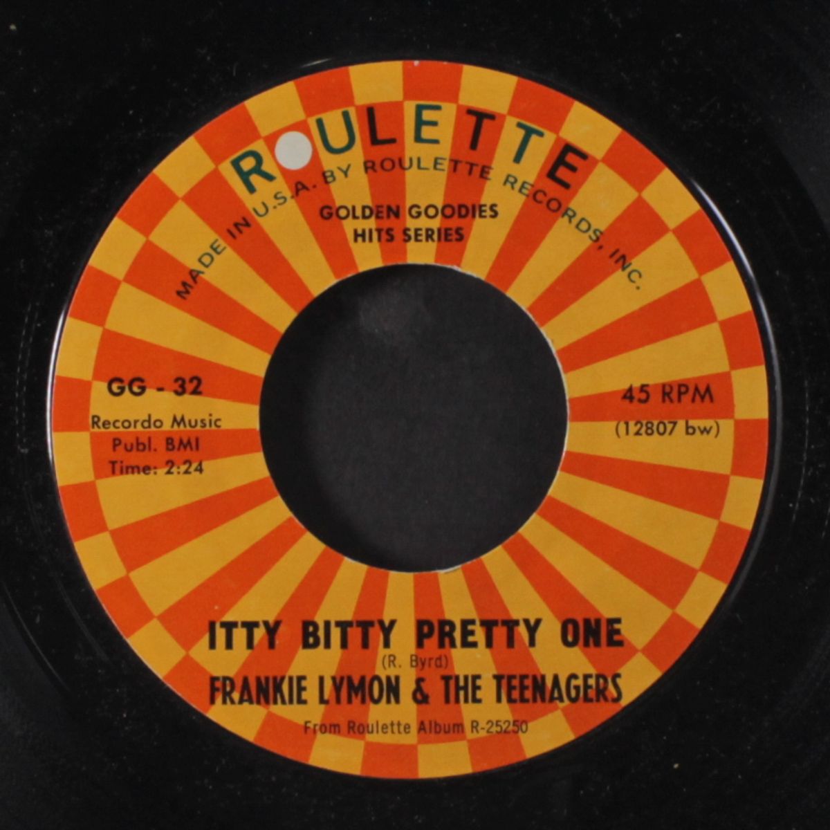 paper castles / itty bitty pretty one by FRANKIE LYMON & TEENAGERS