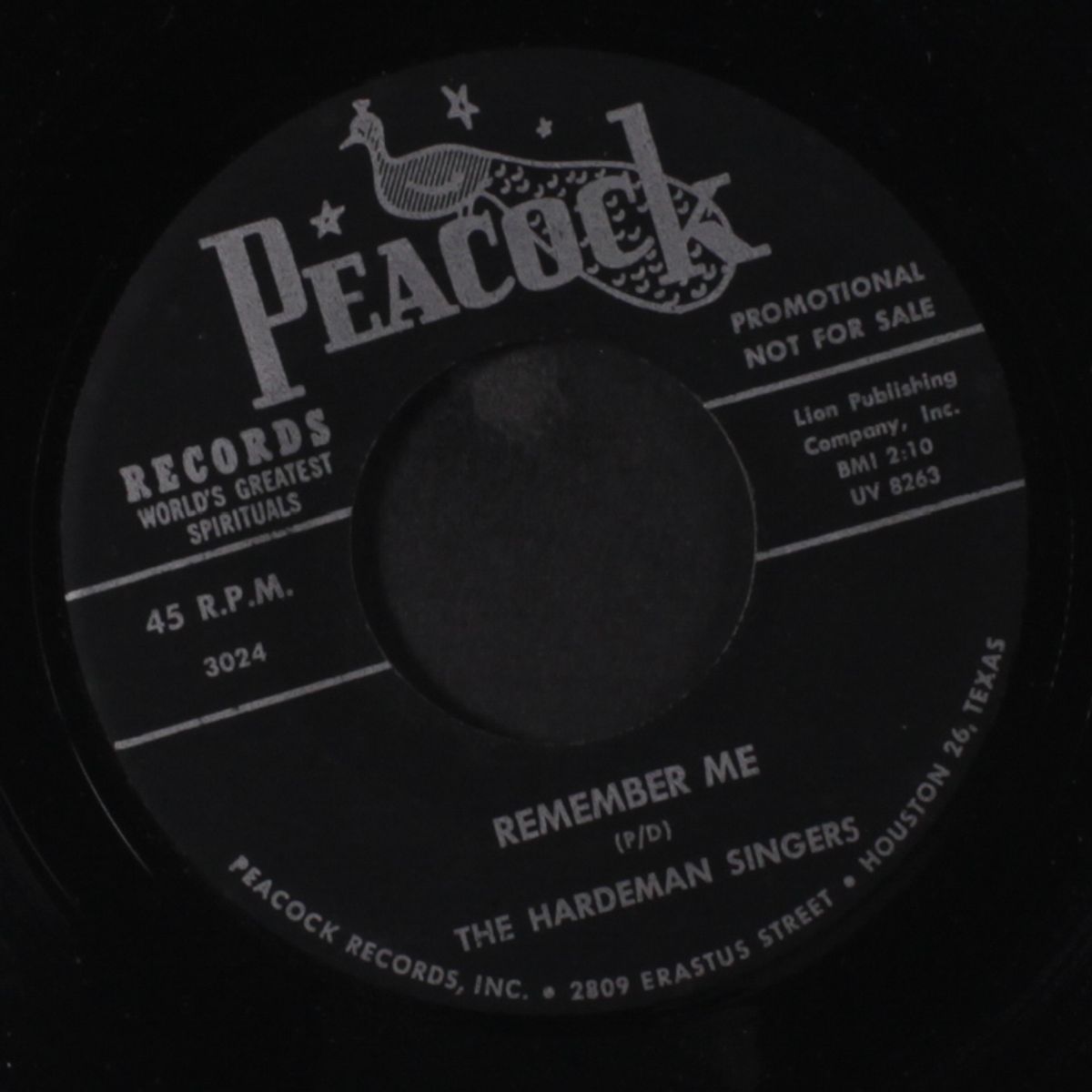 living a new world / remember me by HARDEMAN SINGERS