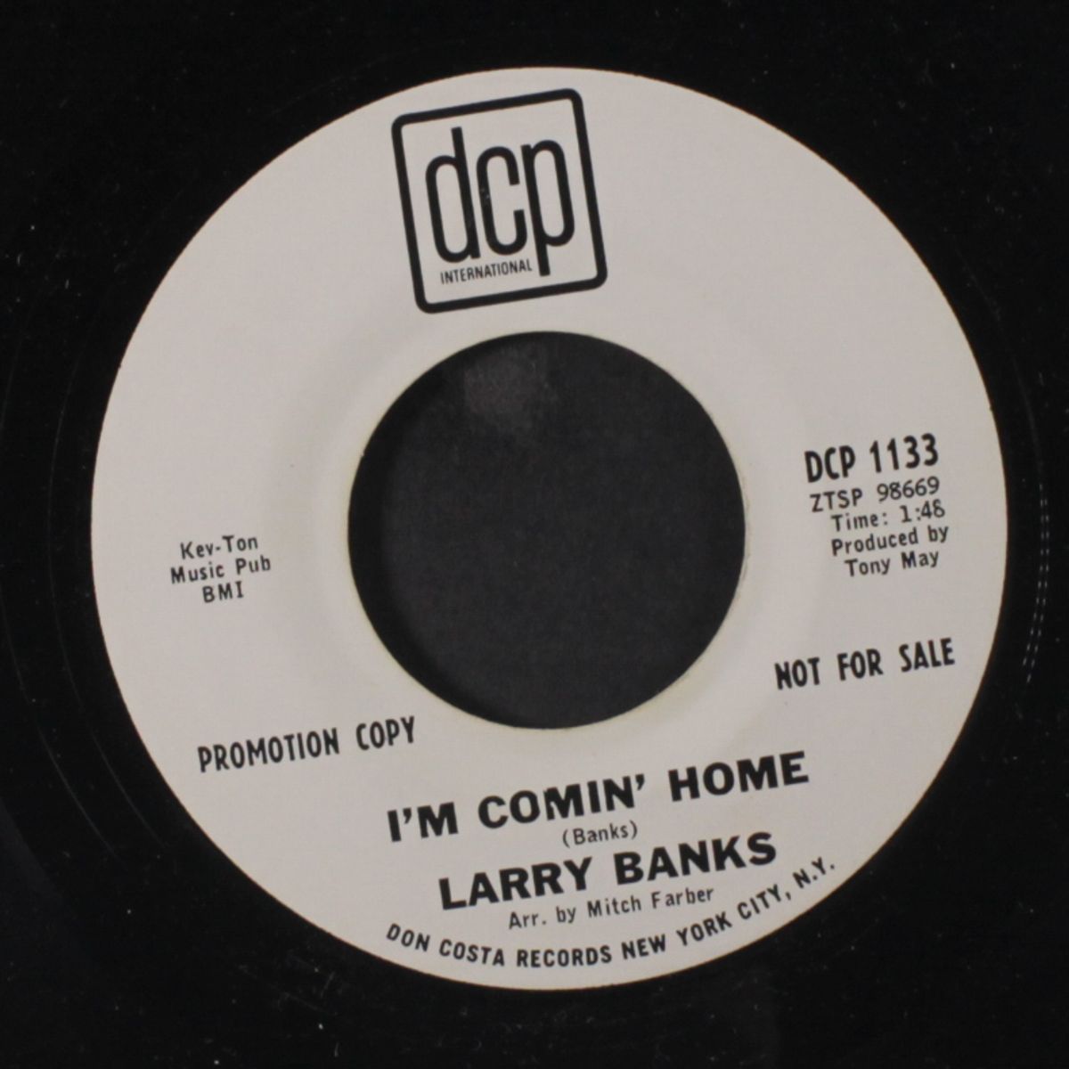 i'm comin' home / i don't wanna do it by LARRY BANKS
