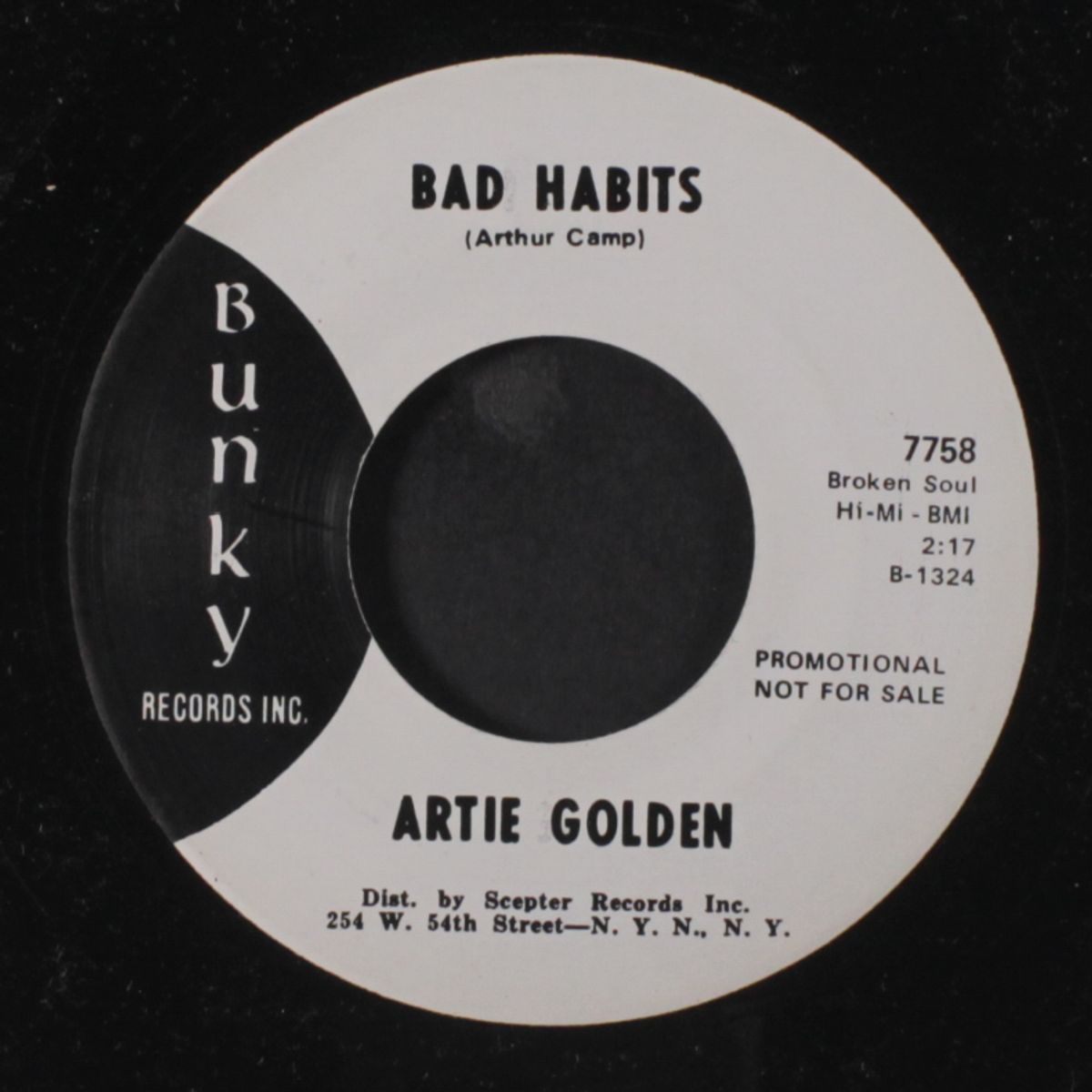bad habits / i'll be home by ARTIE GOLDEN