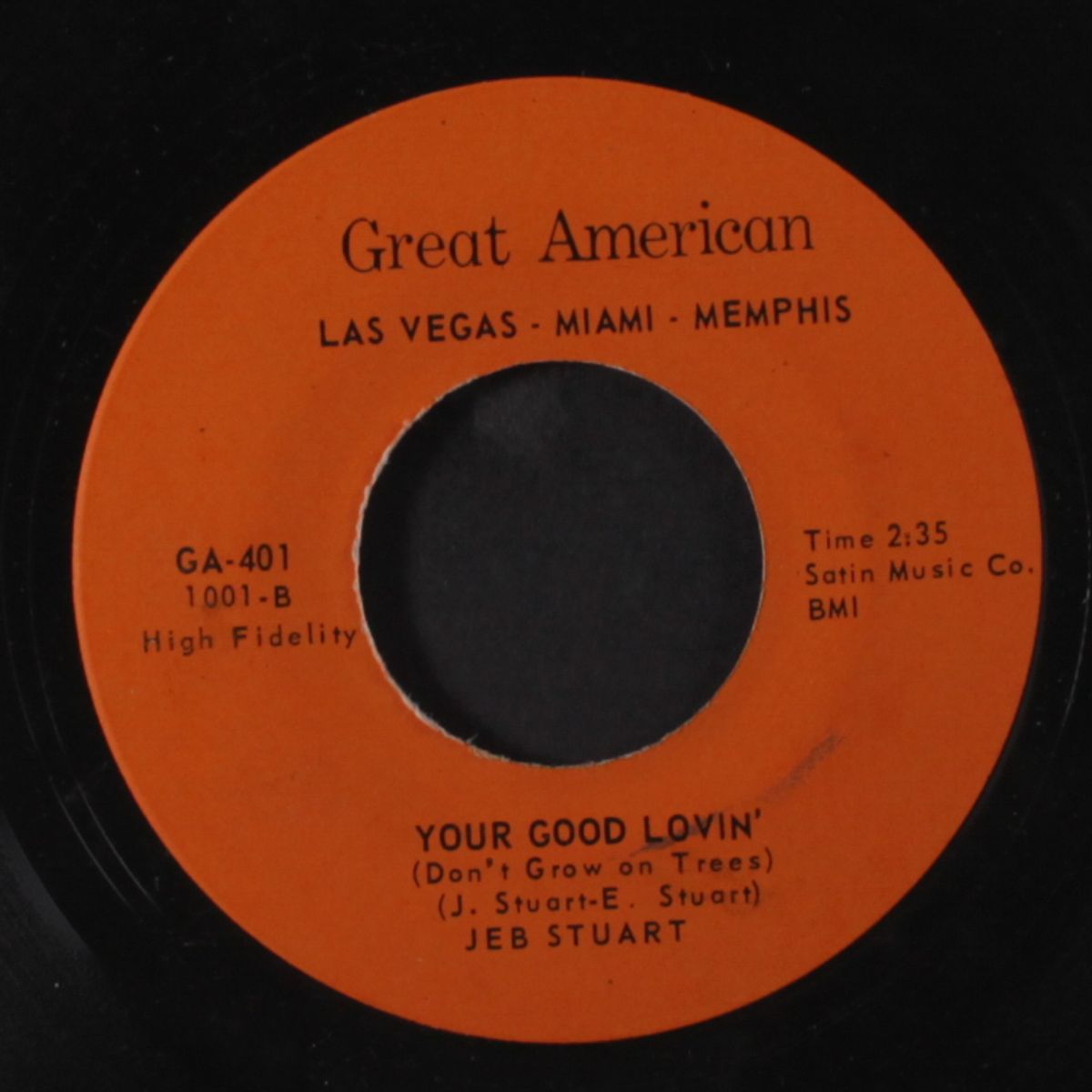 your good lovin' / please give me another chance by JEB STUART