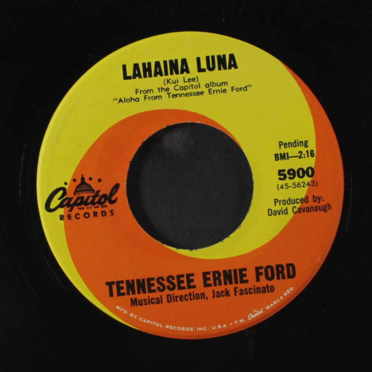 pearly shells / lahaina luna by TENNESSEE ERNIE FORD
