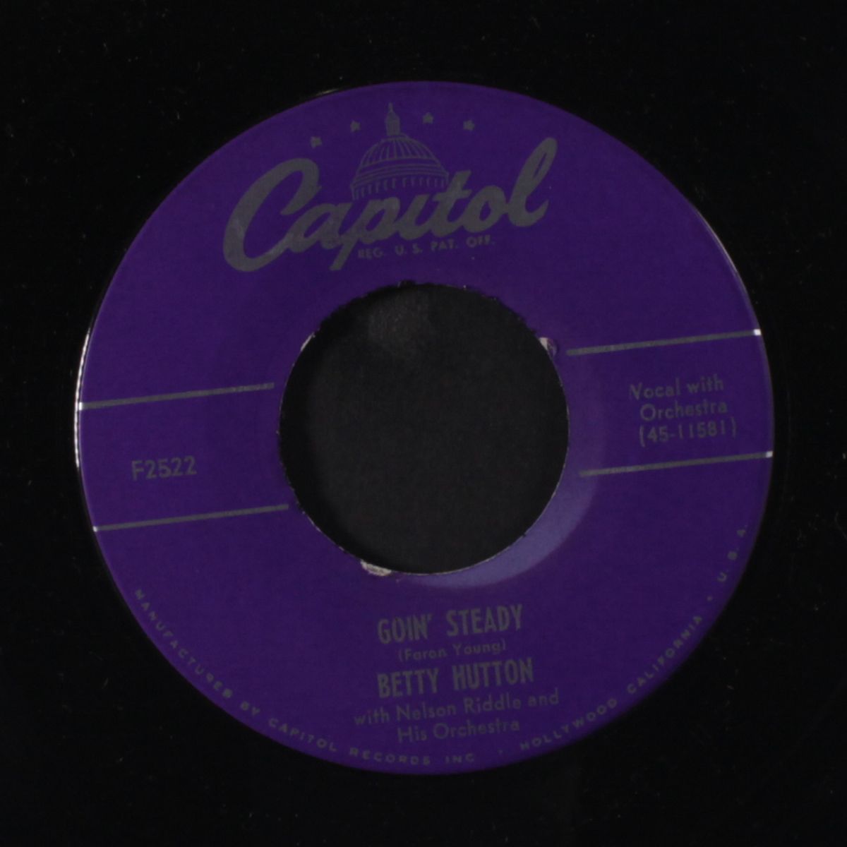 no matter how you say goodbye / goin' steady by BETTY HUTTON