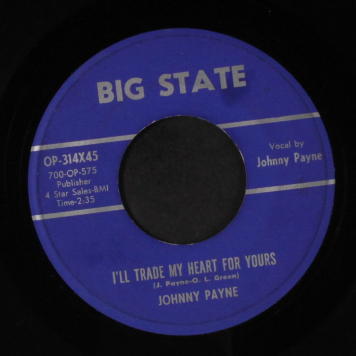 i'll trade my heart for yours / darling by JOHNNY PAYNE