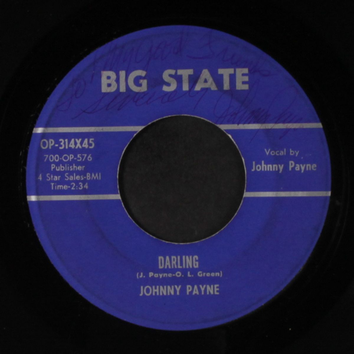 i'll trade my heart for yours / darling by JOHNNY PAYNE