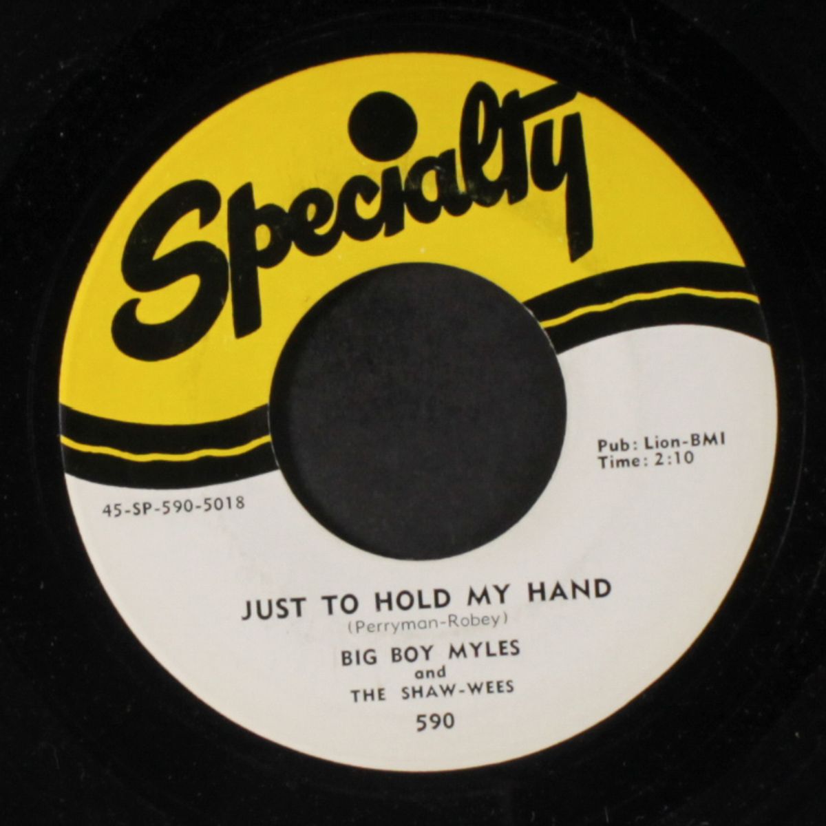 hickory dickory dock / just to hold my hand by BIG BOY MYLES & SHAW-WEES