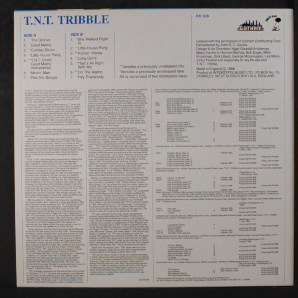 red hot boogie, vol. 2 by T.N.T. TRIBBLE