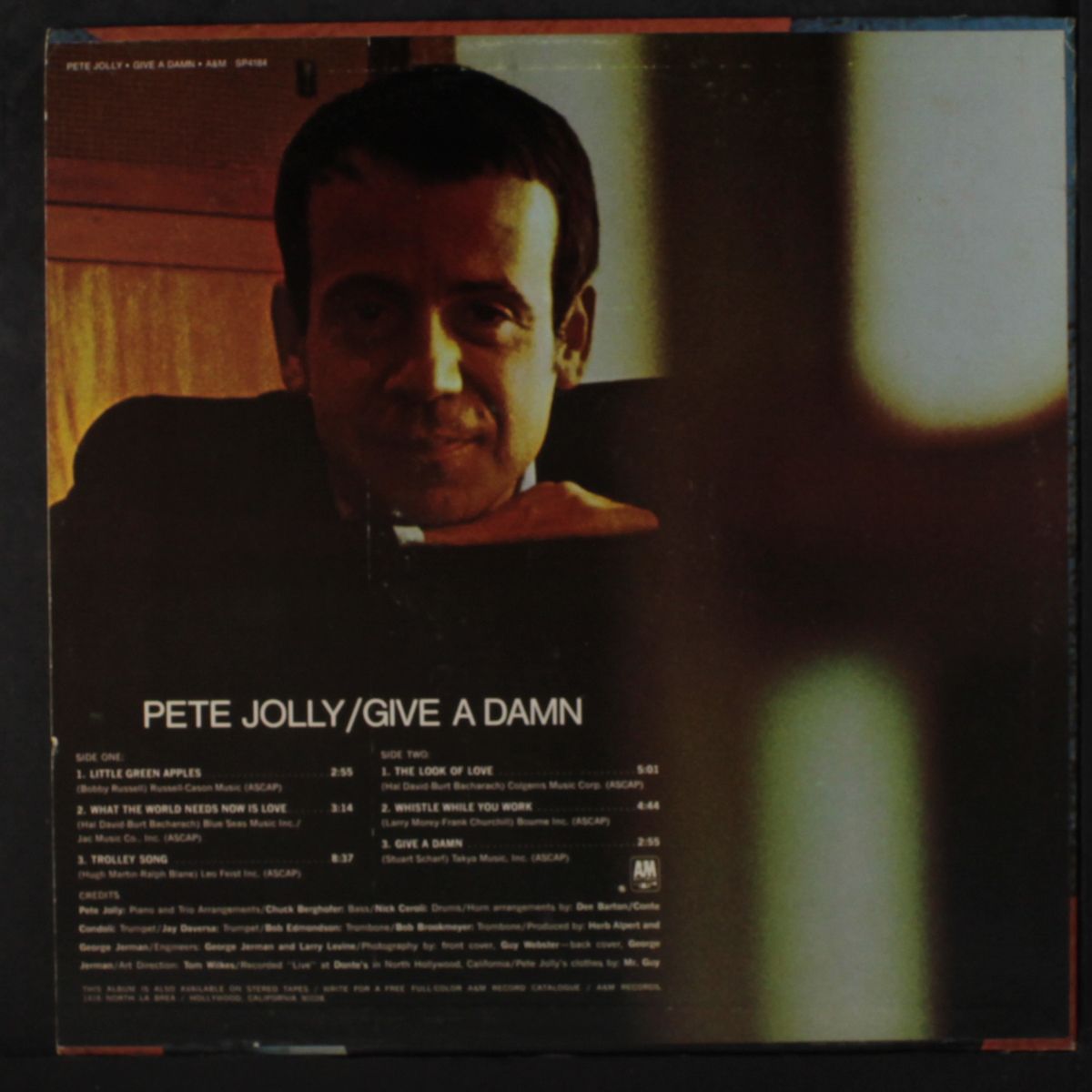 give a damn by PETE JOLLY