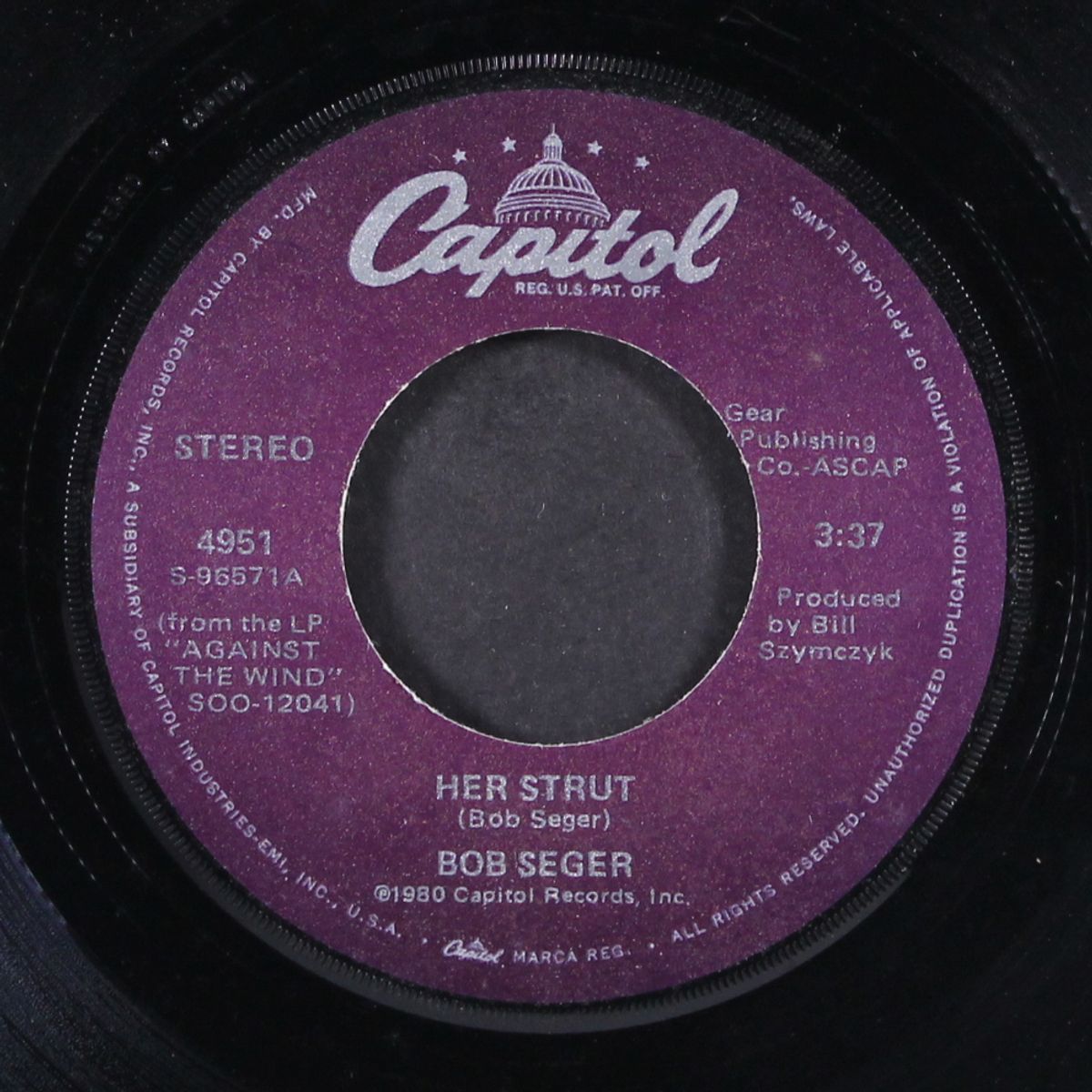 her strut / the horizontal bop by BOB SEGER