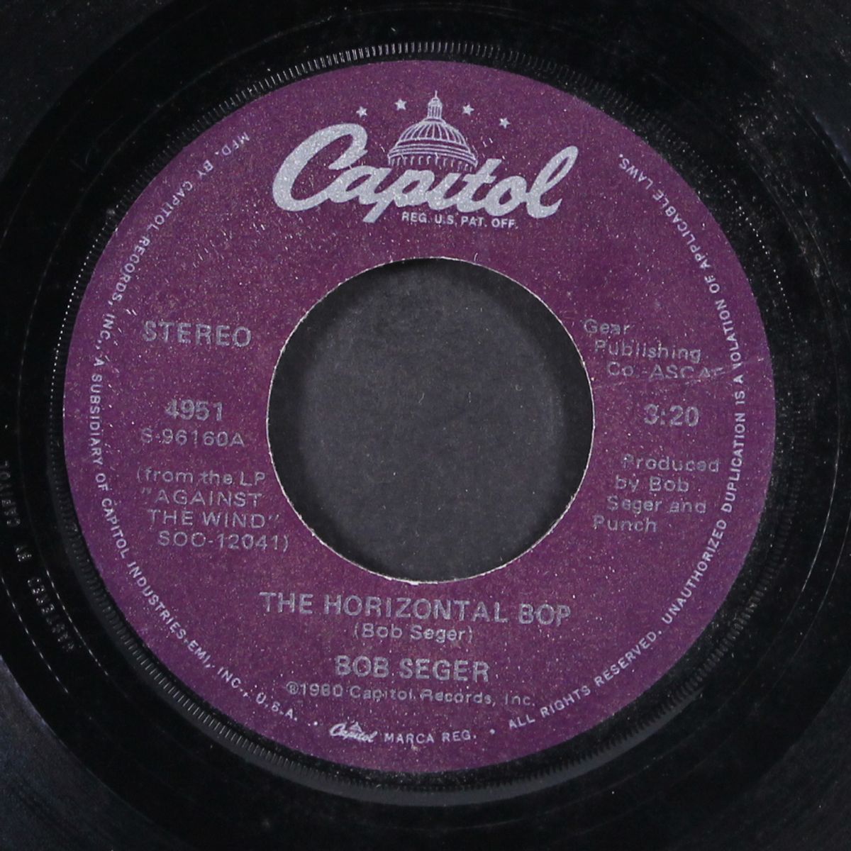 her strut / the horizontal bop by BOB SEGER