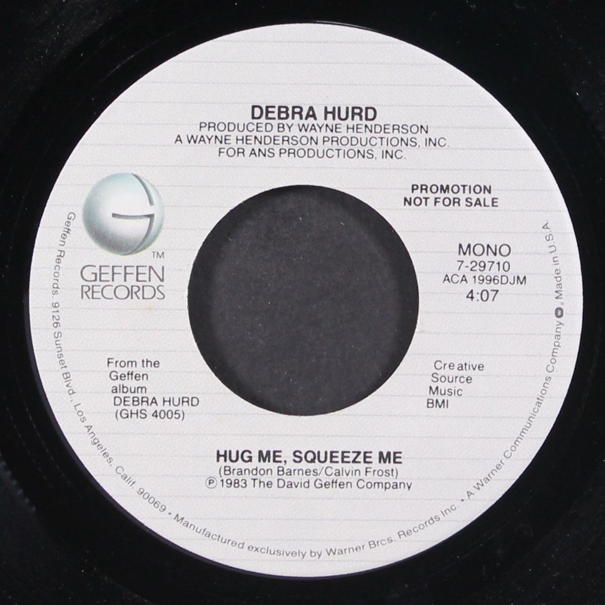 hug me, squeeze me / mono by DEBRA HURD